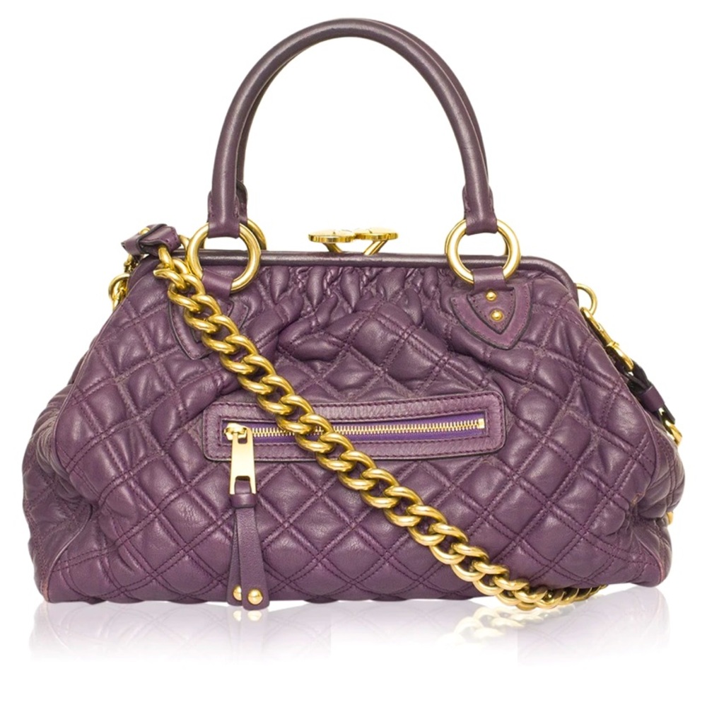 Marc Jacobs purple Stam bag